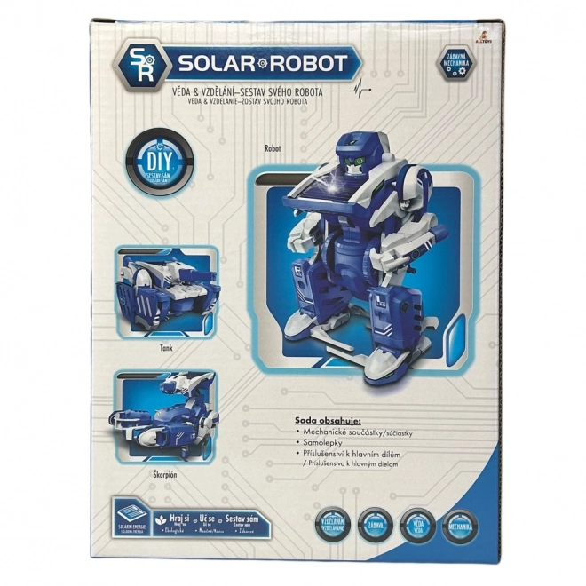 Robot na napęd słoneczny 3w1