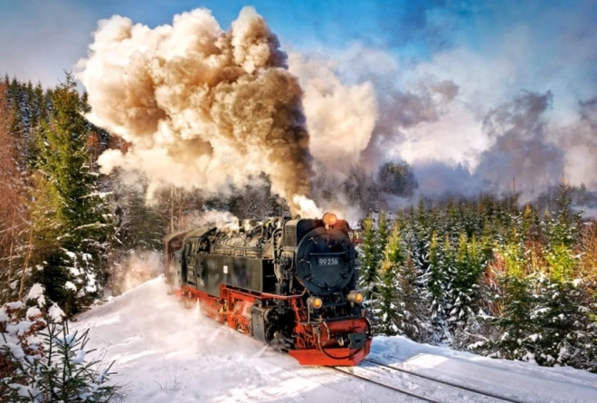 Puzzle 1000 elementów Steam Train