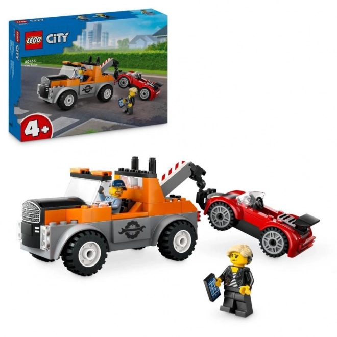 LEGO City 60435 Laweta i naprawa sportowego auta
