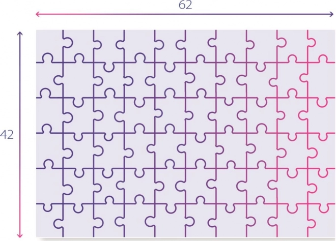 CLEMENTONI Puzzle Stitch MAXI 60 kawałków