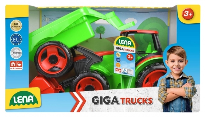 Traktor kopi05cy Giga Trucks z przyczepą plastikową 62cm