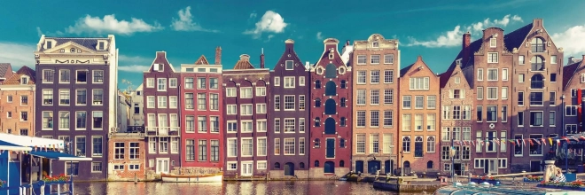 Panoramiczne puzzle Amsterdam 1000 elementów