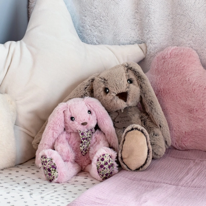 Doudou Histoire d'Ours Pluszowy przyjaciel beżowy królik 40 cm