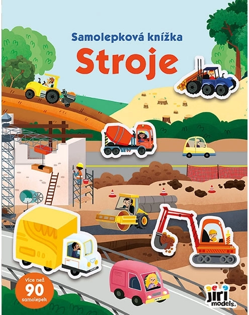Książka z naklejkami Maszyny