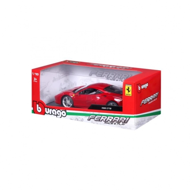 Metalowy samochód Ferrari 488 GTB czerwony