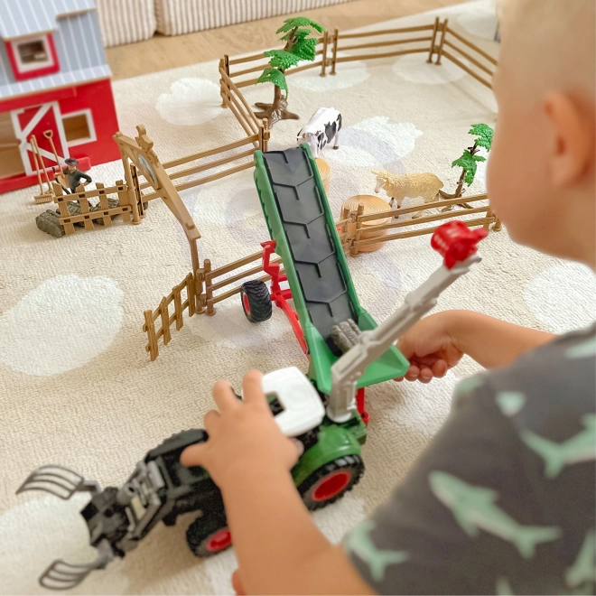 Zestaw maszyn rolniczych traktor mini farma WOOPIE