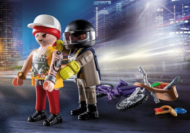 City Action Figures 71255 Zestaw Startowy Specjalna Jednostka ze Złodziejem Biżuterii