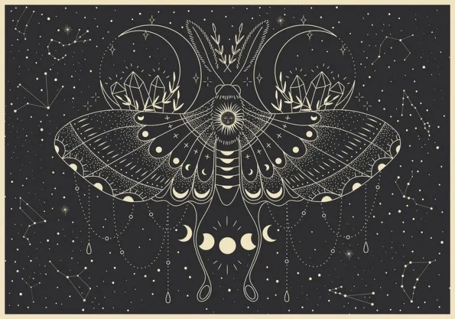 Puzzle Galaxy: Księżycowy Motyl 500 elementów