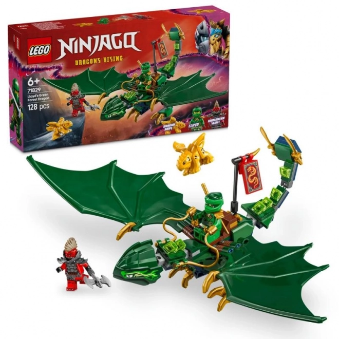Lego Ninjago zielony smok leśny Lloyda