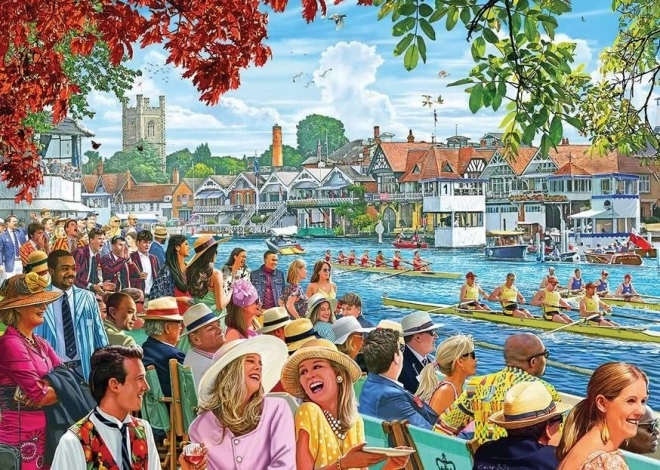 GIBSONS Puzzle Wiosłowanie na zawodach 1000 elementów