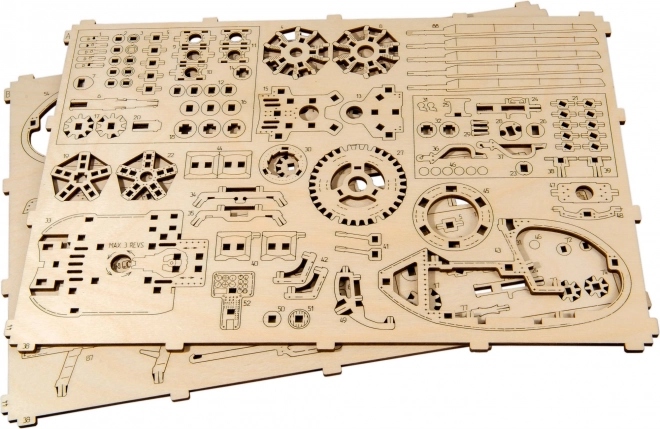 Drewniane 3D puzzle helikopter