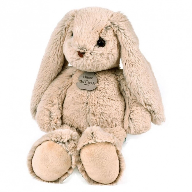 Doudou Histoire d'Ours Pluszowy przyjaciel beżowy królik 40 cm