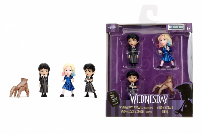 JADA metalowe figurki Wednesday 4 sztuki 6,5 cm