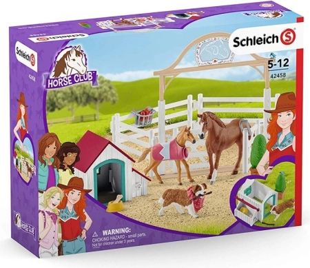 Schleich Horse Club gościnne konie z suczką Ruby