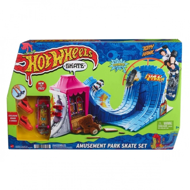 Hot Wheels Zabawny skatepark zestaw