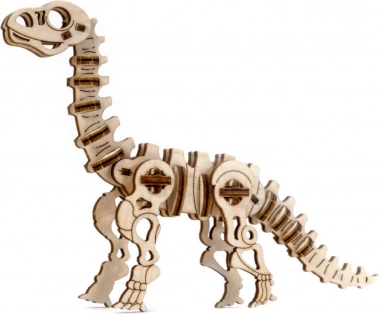 Drewniane puzzle 3D diplodok 50 elementów