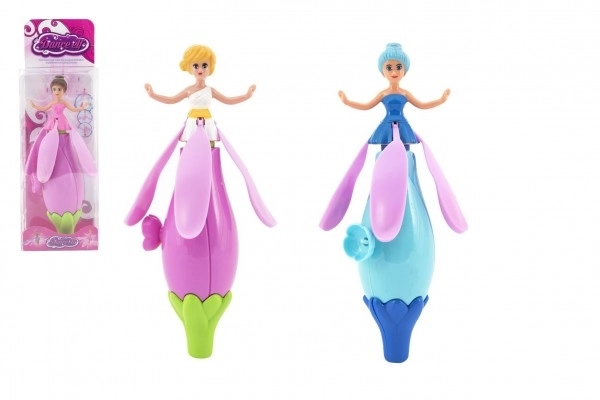 Latająca wróżka lalka plastikowa 17 cm w pudełku 8x24x6cm