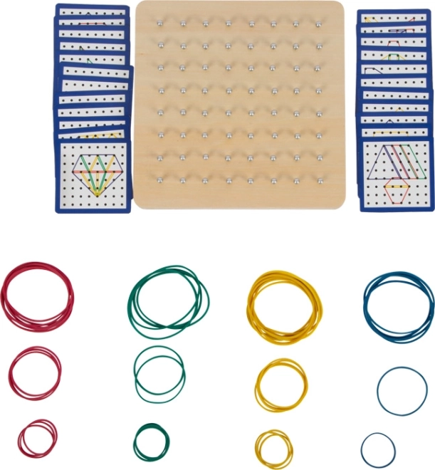 Small Foot Drewniana deska Geoboard