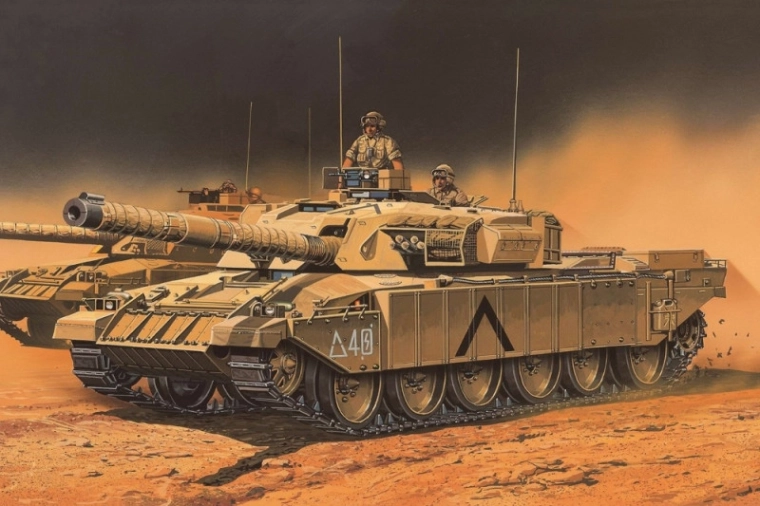 Plastikowy model czołgu British Army Challenger Mk.3 1/72