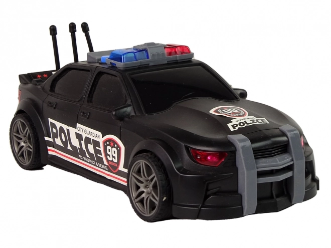 Policyjny samochód sportowy 1:16 Black Sound