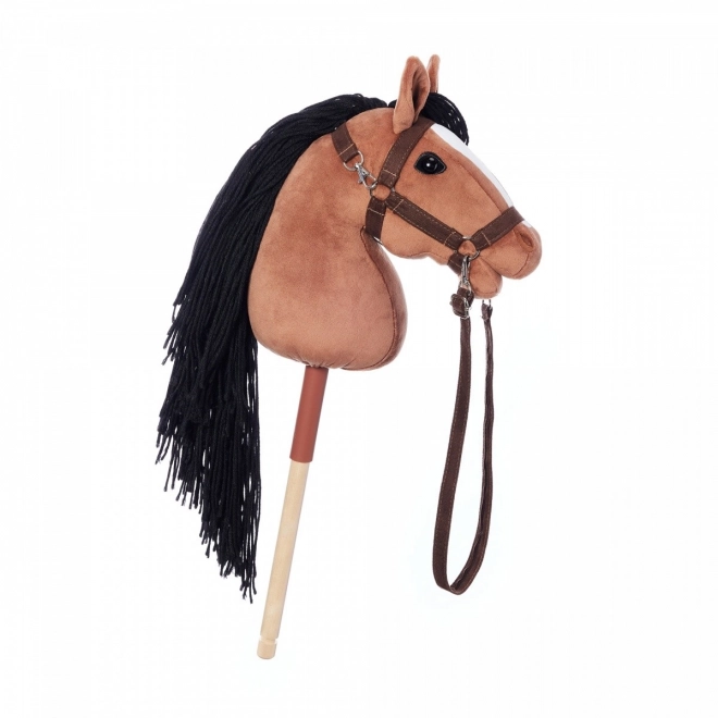 Koń na kiju Hobby Horse HOPPIHORSE ciemno brązowy