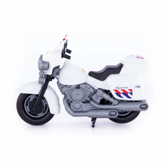 Policyjny motocykl dla maluchów Polesie Biały 71682
