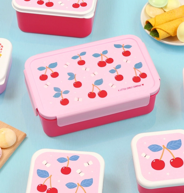A Little Lovely Company lunch box wiśnie
