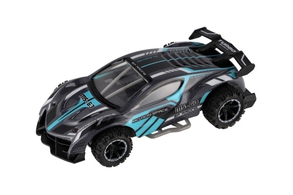 RC sportowy samochód 2,4GHz szaro-turkusowy 20cm – Szaro-turkusowe