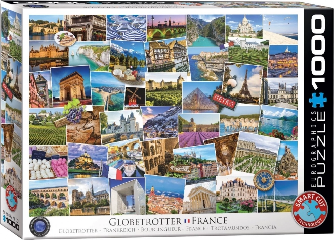 Puzzle Podróżnik - Francja 1000 elementów od Eurographics
