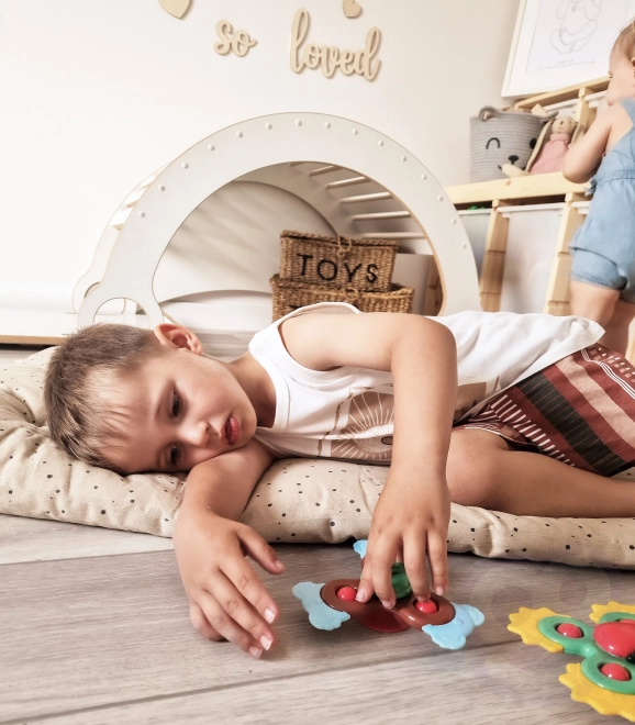 Woopie dziecięcy edukacyjny sensoryczny spiner 3w1 w kolorowym wykonaniu