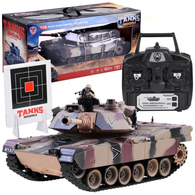 Duży zdalnie sterowany czołg US M1A2