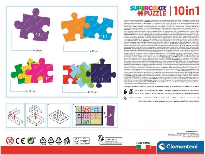 Puzzle Świnka Peppa 10w1 od Clementoni