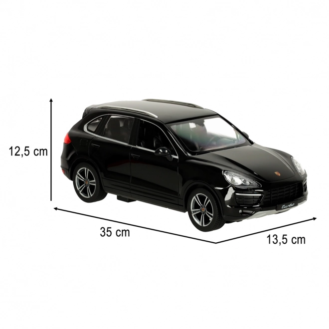 Rastar 42900 Porsche Cayenne Turbo 1:14 auto zdalnie sterowane czarne