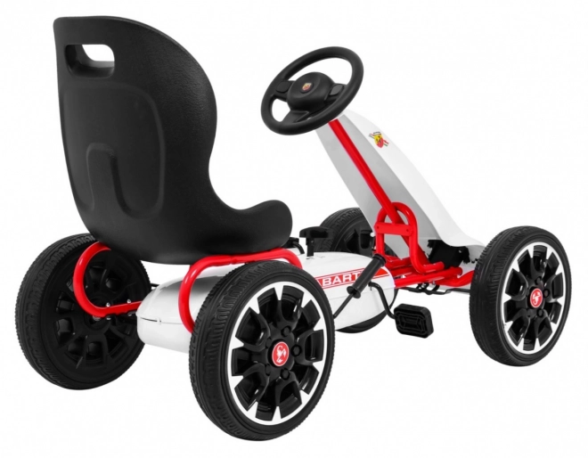 Gokart na pedały ABARTH biały
