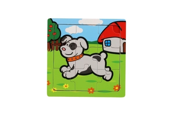 Mini puzzle Moje pierwsze zwierzątka - 9 elementów
