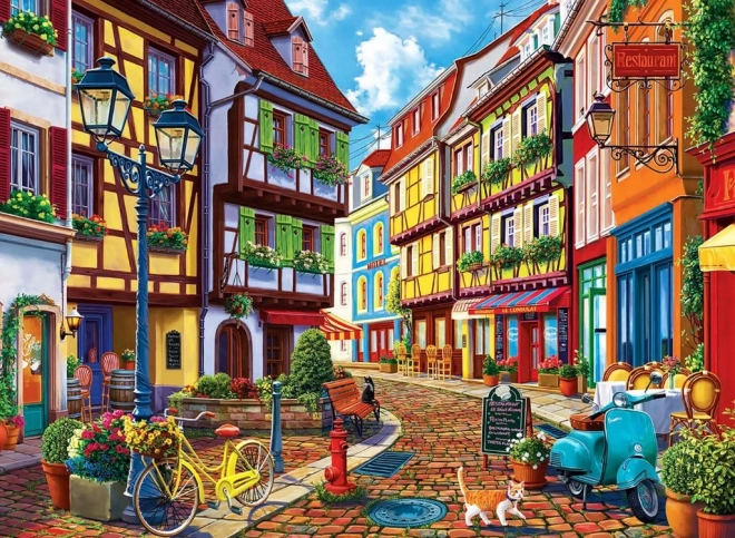 Puzzle Brukowana Uliczka 500 Elementów Anatolian