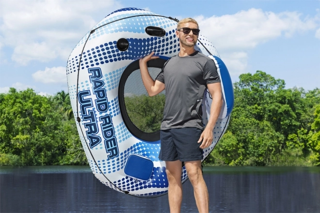 Dmuchany pływający fotel BESTWAY HYDRO-FORCE RAPID RIDER ULTRA 165 × 148 cm