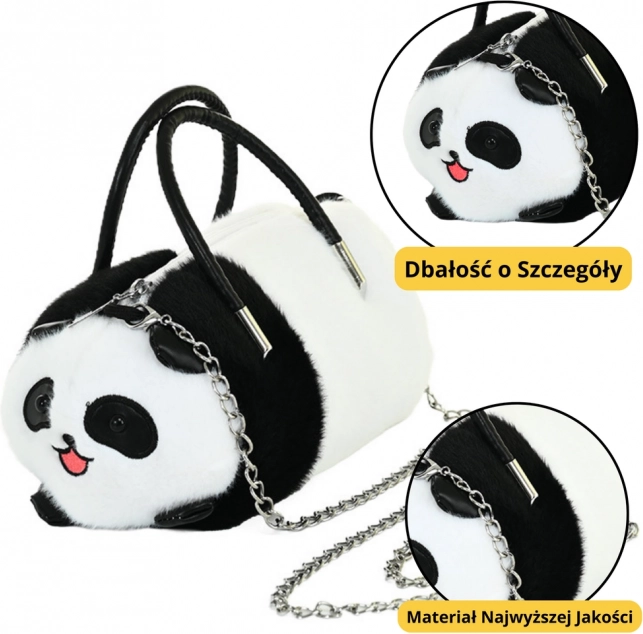 Pluszowa torba Panda z łańcuszkiem