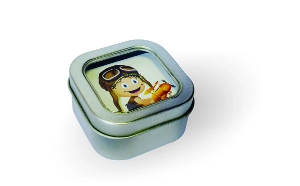 Pexeso Dziecięcy rok - wodoodporne, 64 karty w metalowym pudełku 6x6x4cm