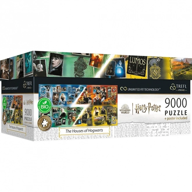 TREFL Puzzle UFT Harry Potter: Domy Hogwartu 9000 elementów