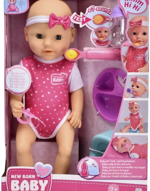 Lalka Noworodek Hungry 38 cm