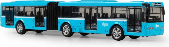 Metalowy przegubowy autobus DPO Ostrava 18 cm