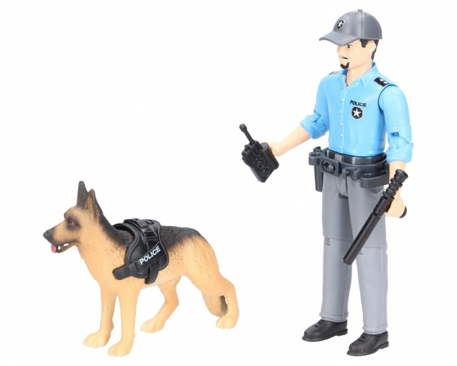 Bruder BWORLD Policjant z psem