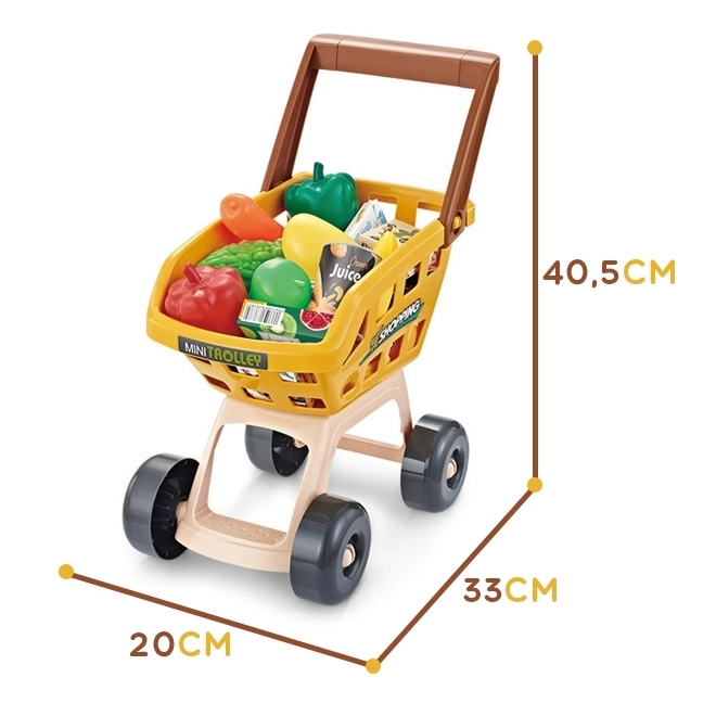 Supermarket z wózkiem i akcesoriami Woopie