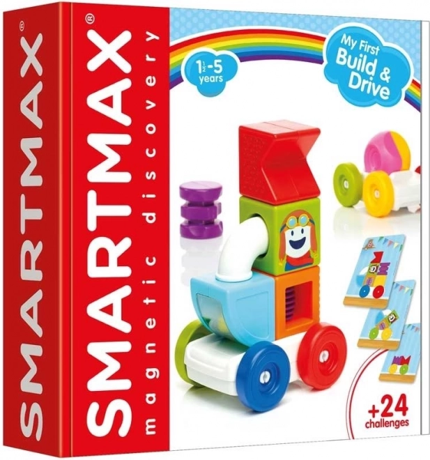 SmartMax - Moja pierwsza magnetyczna konstrukcja z samochodem 2w1
