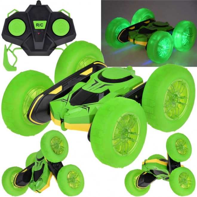 Cudowny samochód Stunt Car z kołami LED