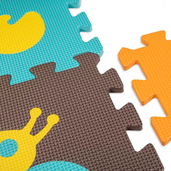 Kolorowe piankowe puzzle z zwierzątkami - 9 części
