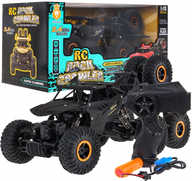 Crawler Rock pro dzieci 6+ Zdalnie sterowany napęd 1:10 6x6 + zapasowe koła