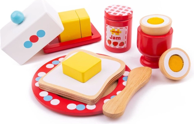 Drewniany zestaw Śniadanie od Bigjigs Toys