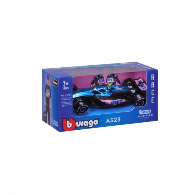 Bburago 1:43 WYŚCIG Formula F1 - BWT Alpine F1 Team A523 (2023) #10 (Pierre Gasly)